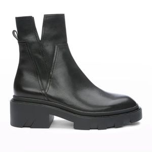 Ash Melrose Leather Lug Sole Boots